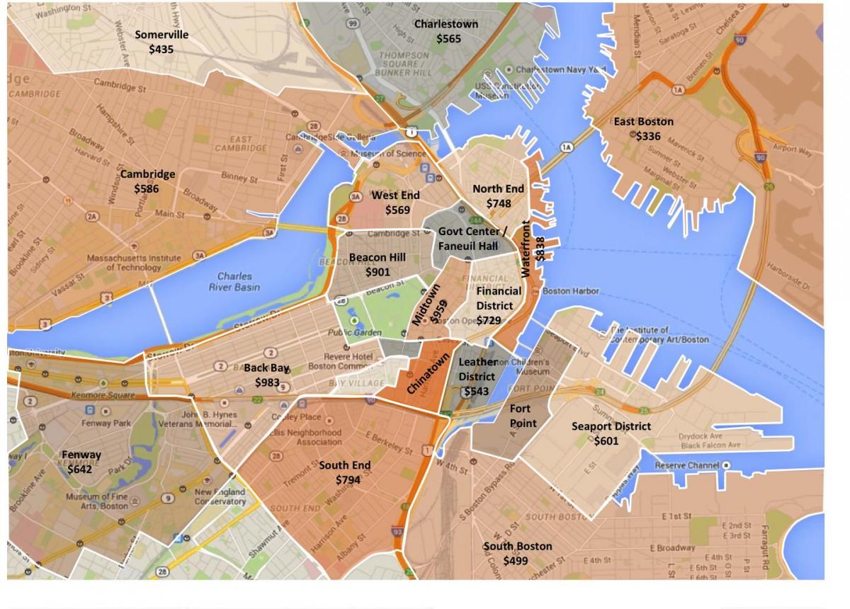 city of Boston zoning map