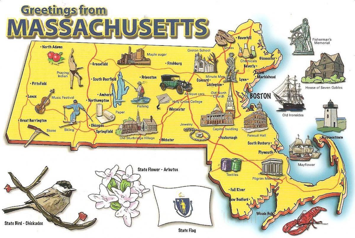New England usa map