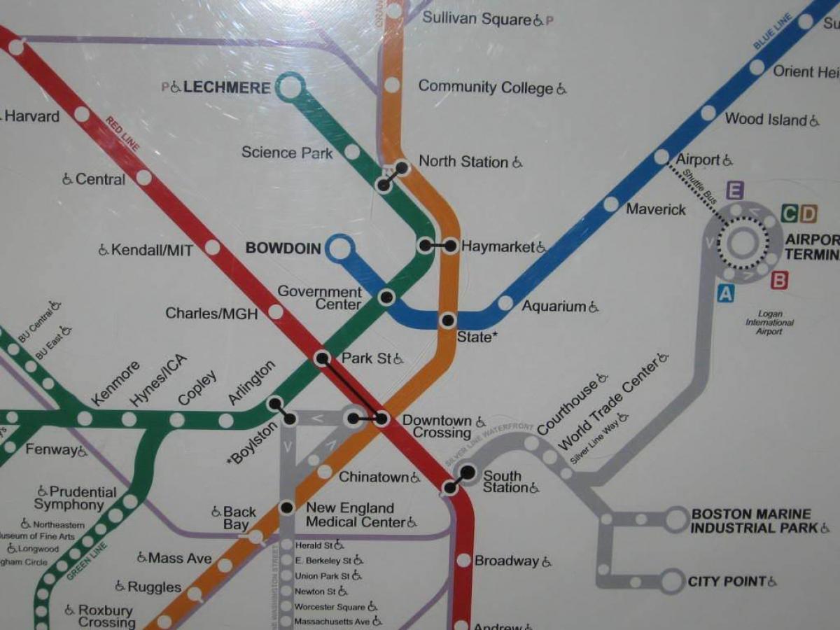 Boston south station map