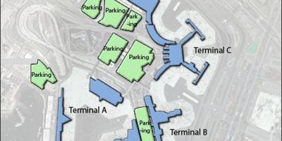 Map of Boston Logan airport