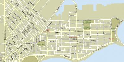 Street map of Boston