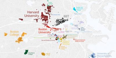 Map of Boston university