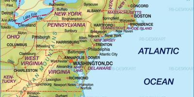 Boston on us map
