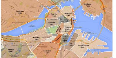 City of Boston zoning map