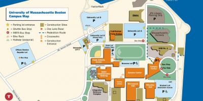 Umass Boston campus map